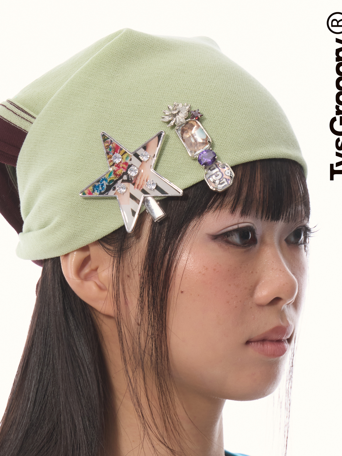 "Gemstone Album" Mixed Daisy Hair Clip (Comic Edition)