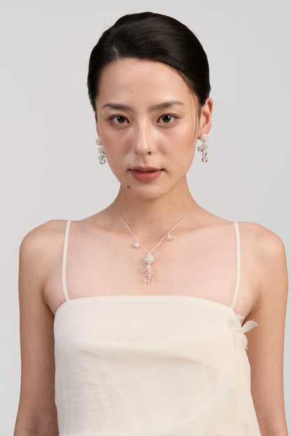 Floating Light Drop Earrings · Ethereal Void (Small)