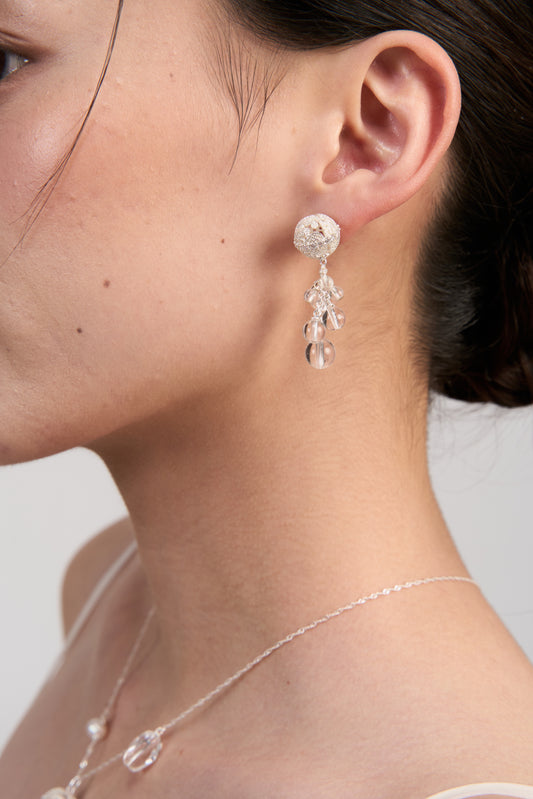 Floating Light Drop Earrings · Ethereal Void (Small)