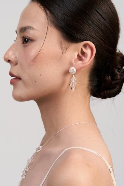 Floating Light Drop Earrings · Ethereal Void (Small)