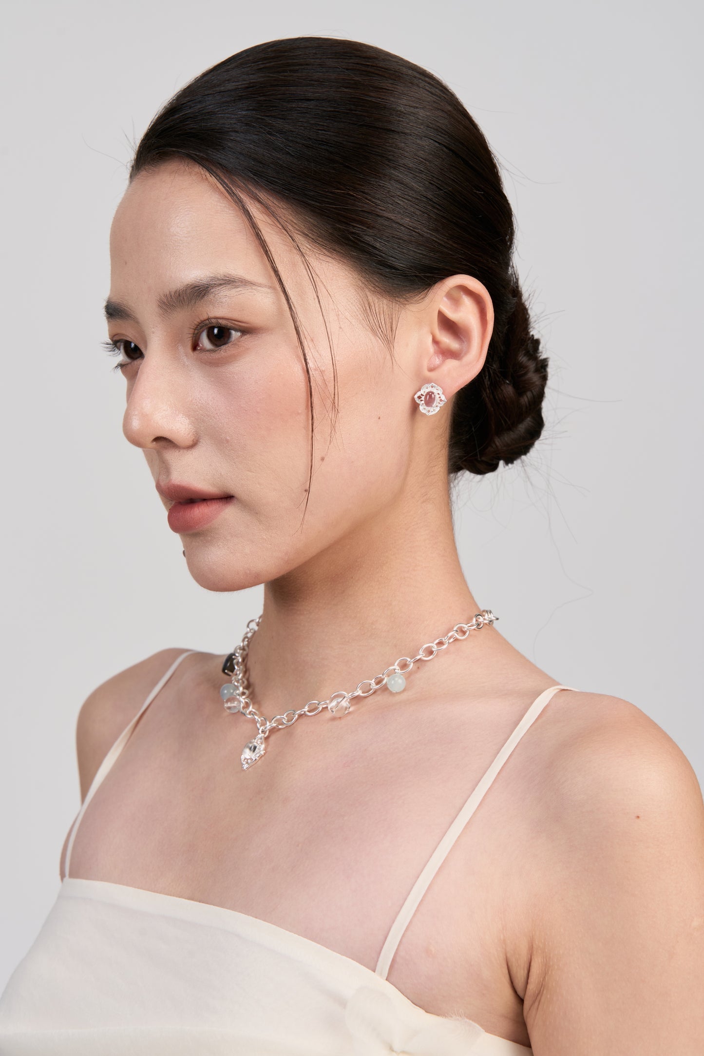 Woven Light Stud Earrings