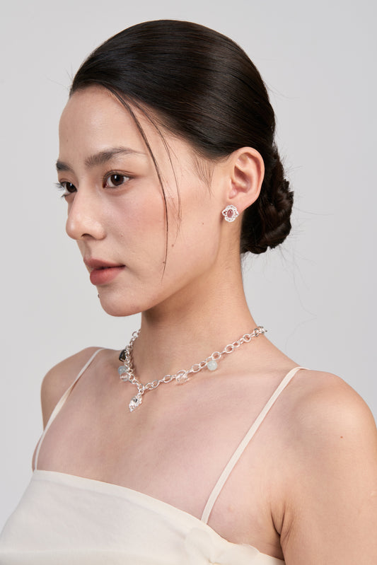 Woven Light Stud Earrings