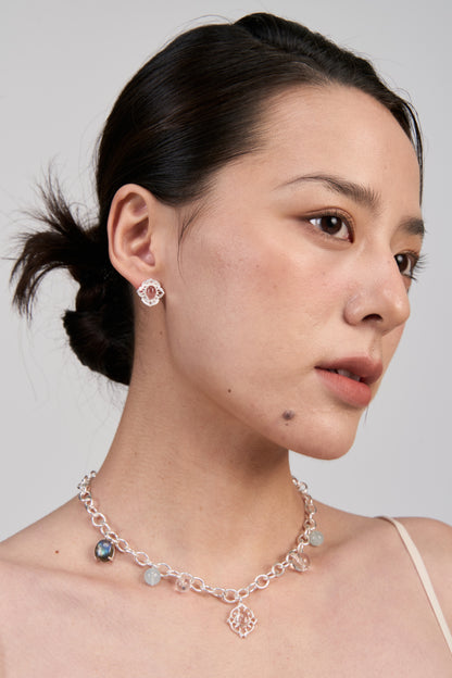 Woven Light Stud Earrings