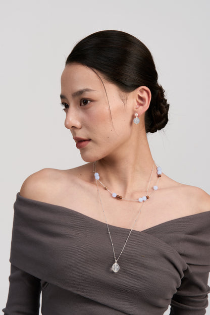 Vine-Set Layered Necklace