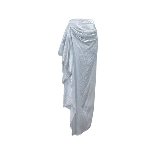 Magic Words Asymmetric Bodycon Skirt
