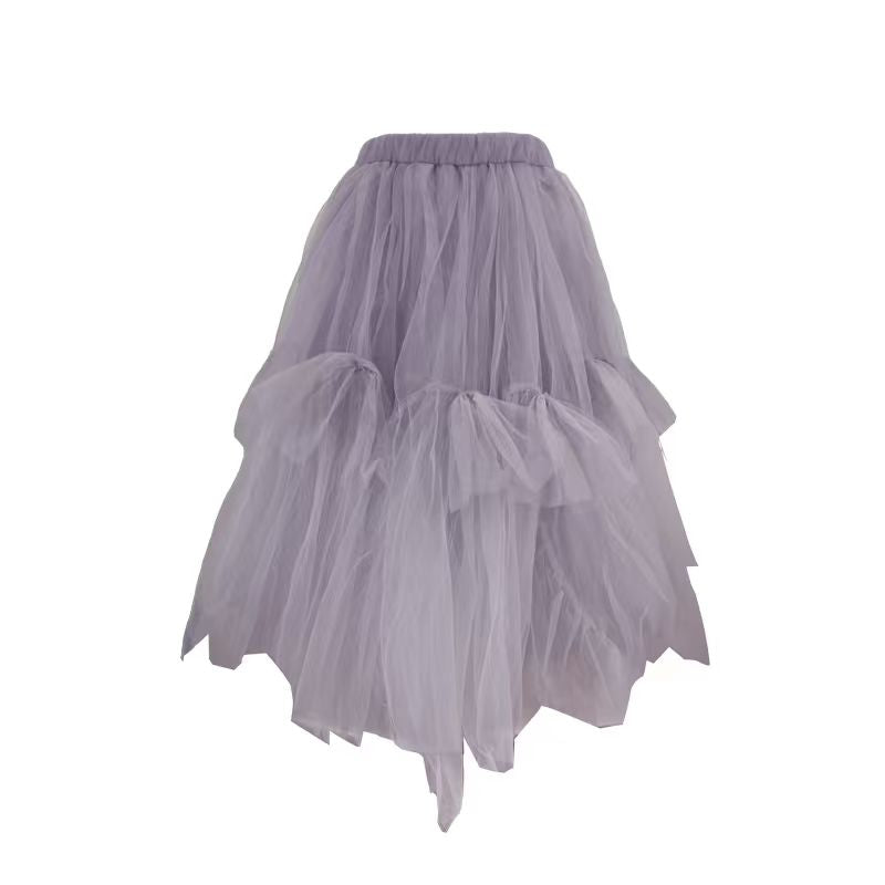 Dot Bow Tulle Skirt