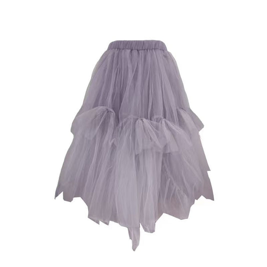 Dot Bow Tulle Skirt