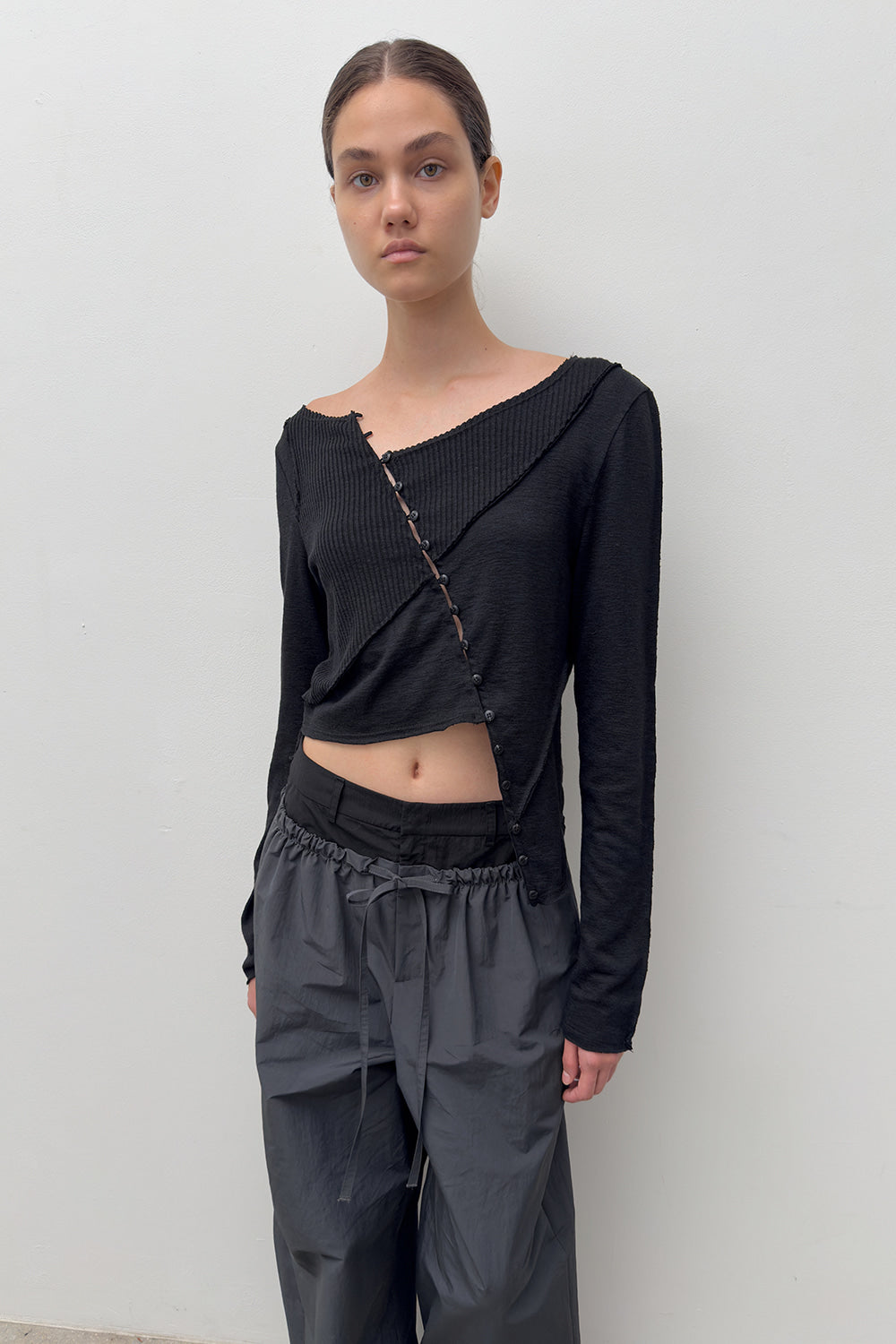 LAYERED STRAP TROUSERS