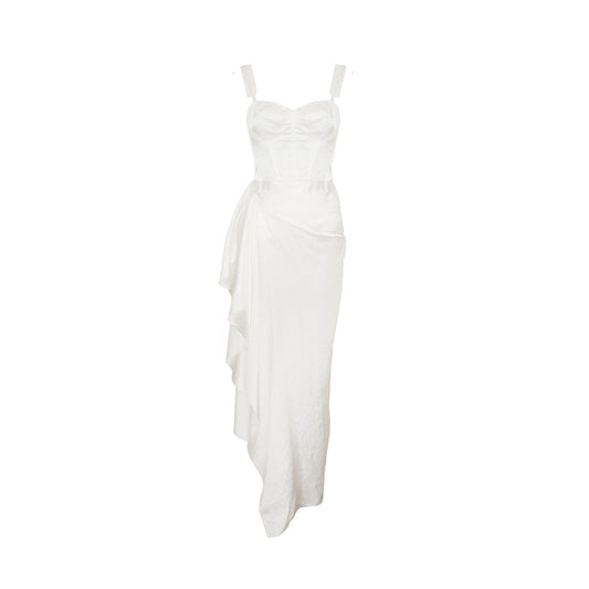 Kate Bustier Magic Word Bodycon Skirt White