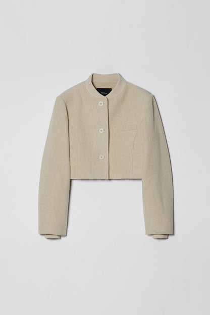 WOOL SLIM STADIUM JUMPER