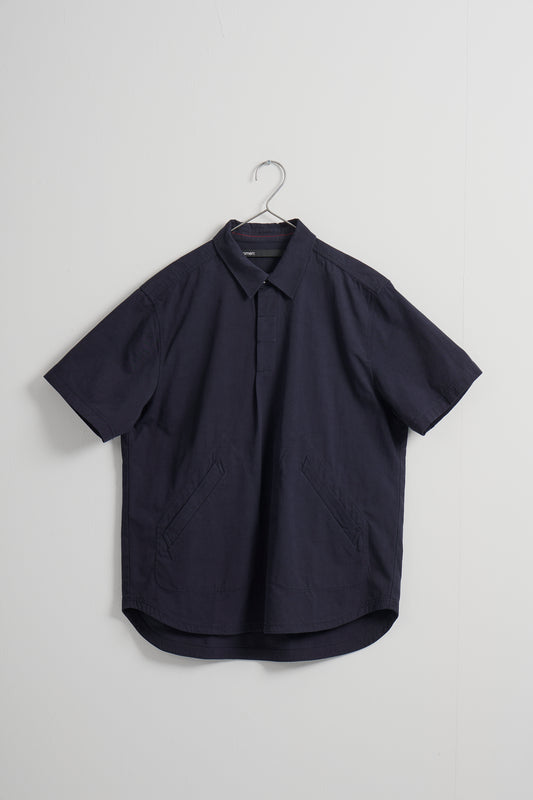 Navy Blue Short Sleeve Shirt