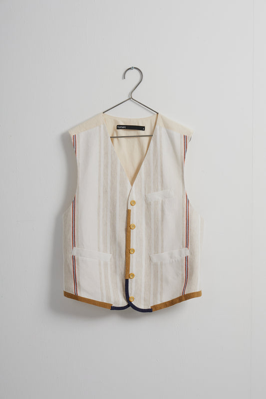 Off-White Sleeveless Vest