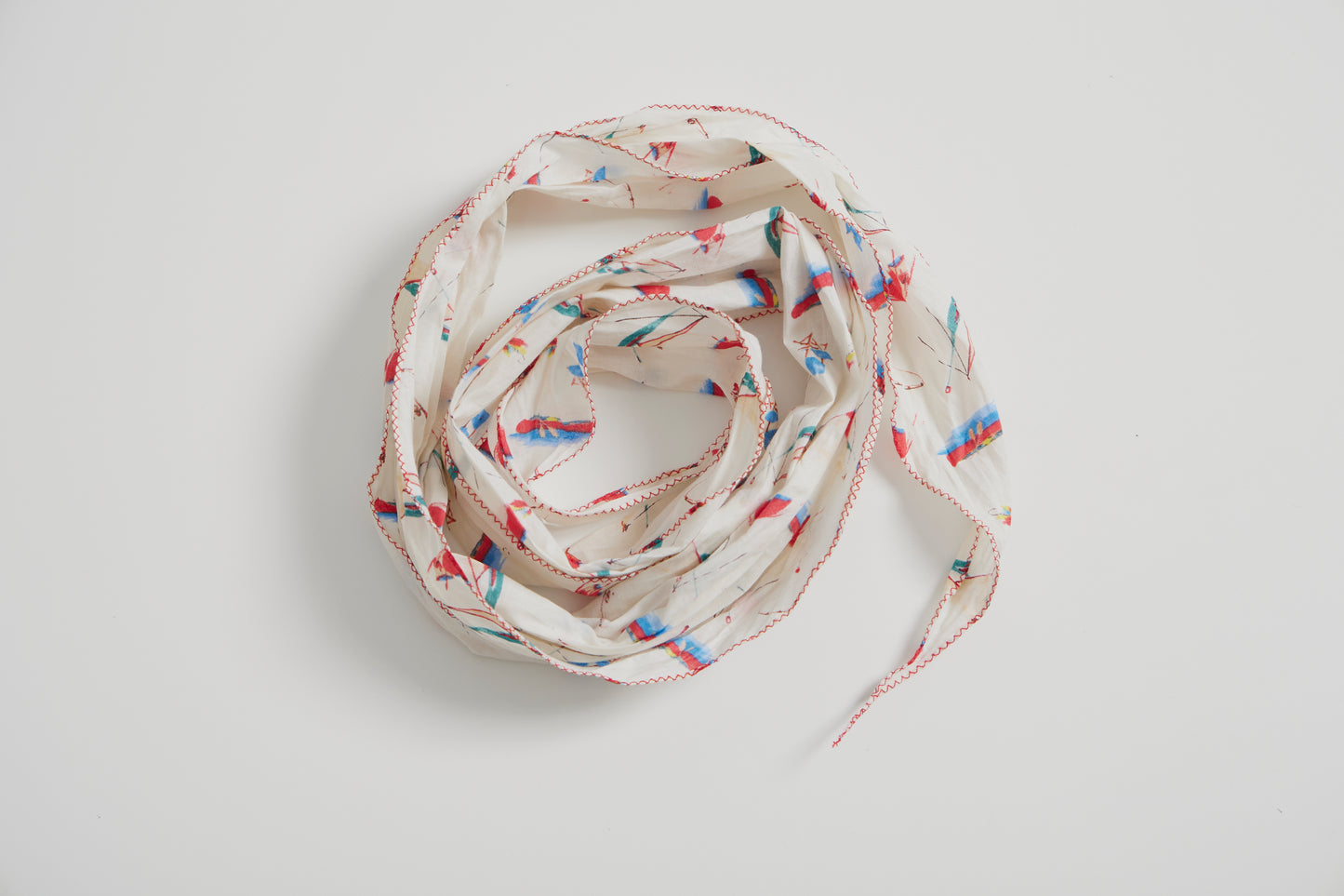 Light Patterned Silk Scarf