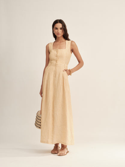 Classic Color-Spun Tank Midi Dress