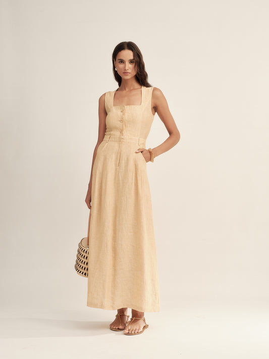 Classic Color-Spun Tank Midi Dress