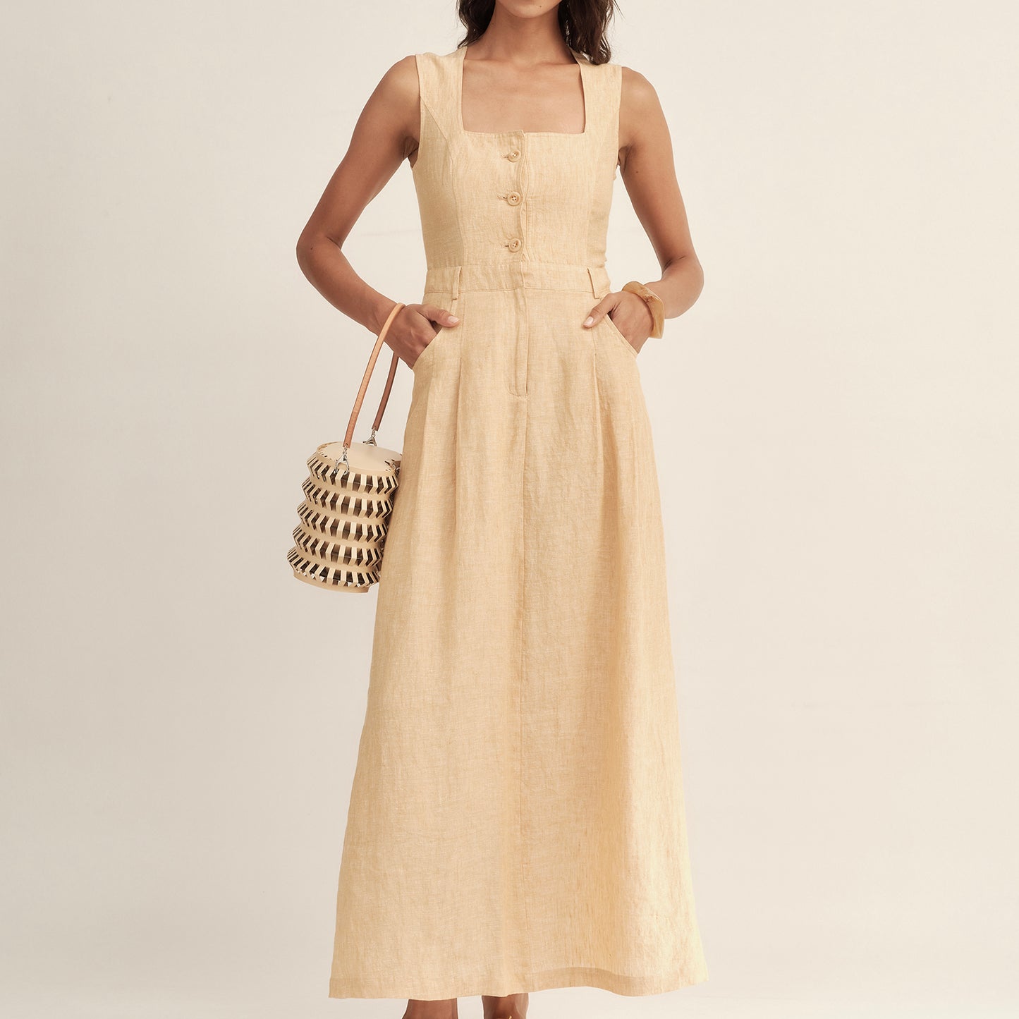 Classic Color-Spun Tank Midi Dress