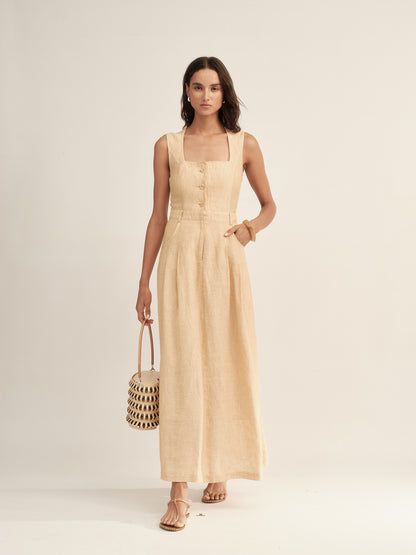 Classic Color-Spun Tank Midi Dress