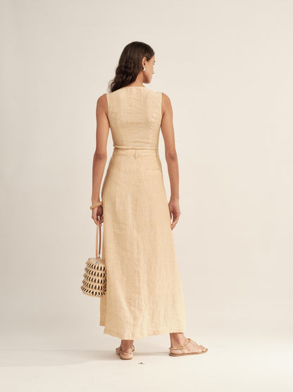 Classic Color-Spun Tank Midi Dress
