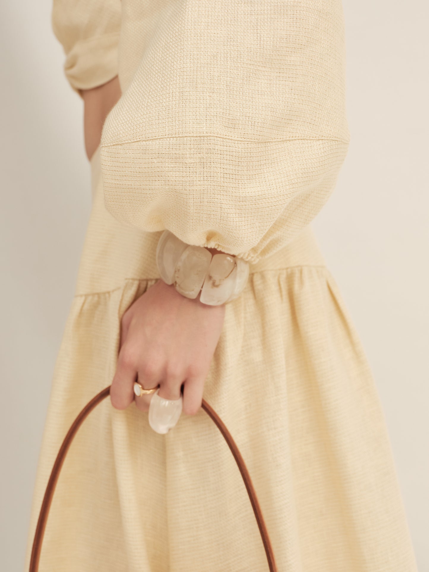 Shimmer Linen Separate Maxi Dress