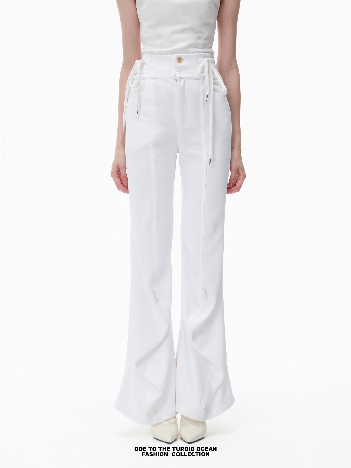 Luxury High-Waisted Wide-Leg Pants