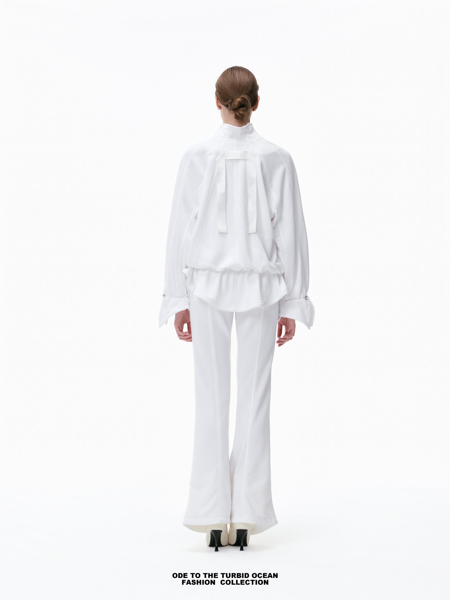 Luxury Irregular Pleated Top
