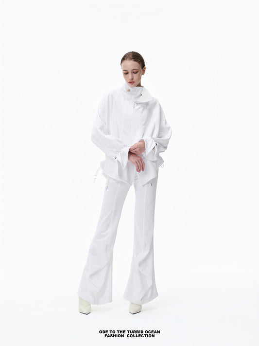 Luxury High-Waisted Wide-Leg Pants