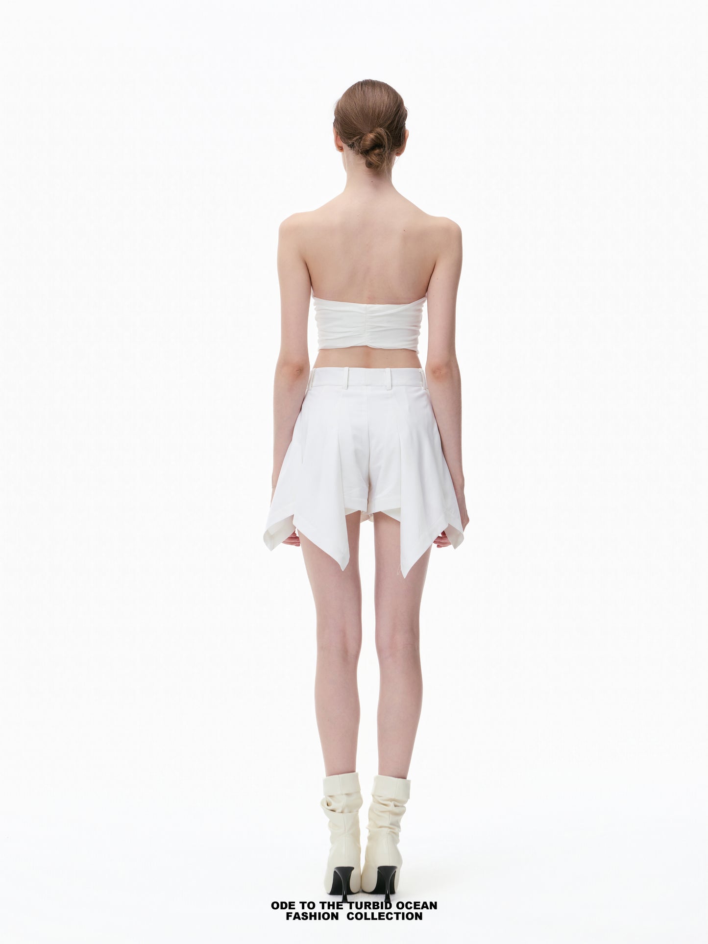 Luxury Strapless Bustier, Waist-Cinching & Slim Fit, Original Design, Elegant Summer Top