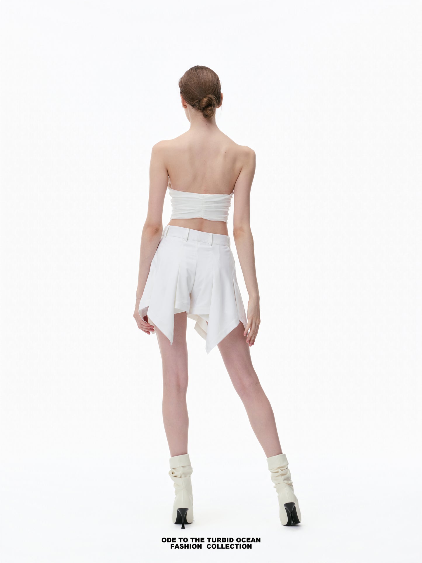 Luxury Irregular Pleated A-Line Skirt