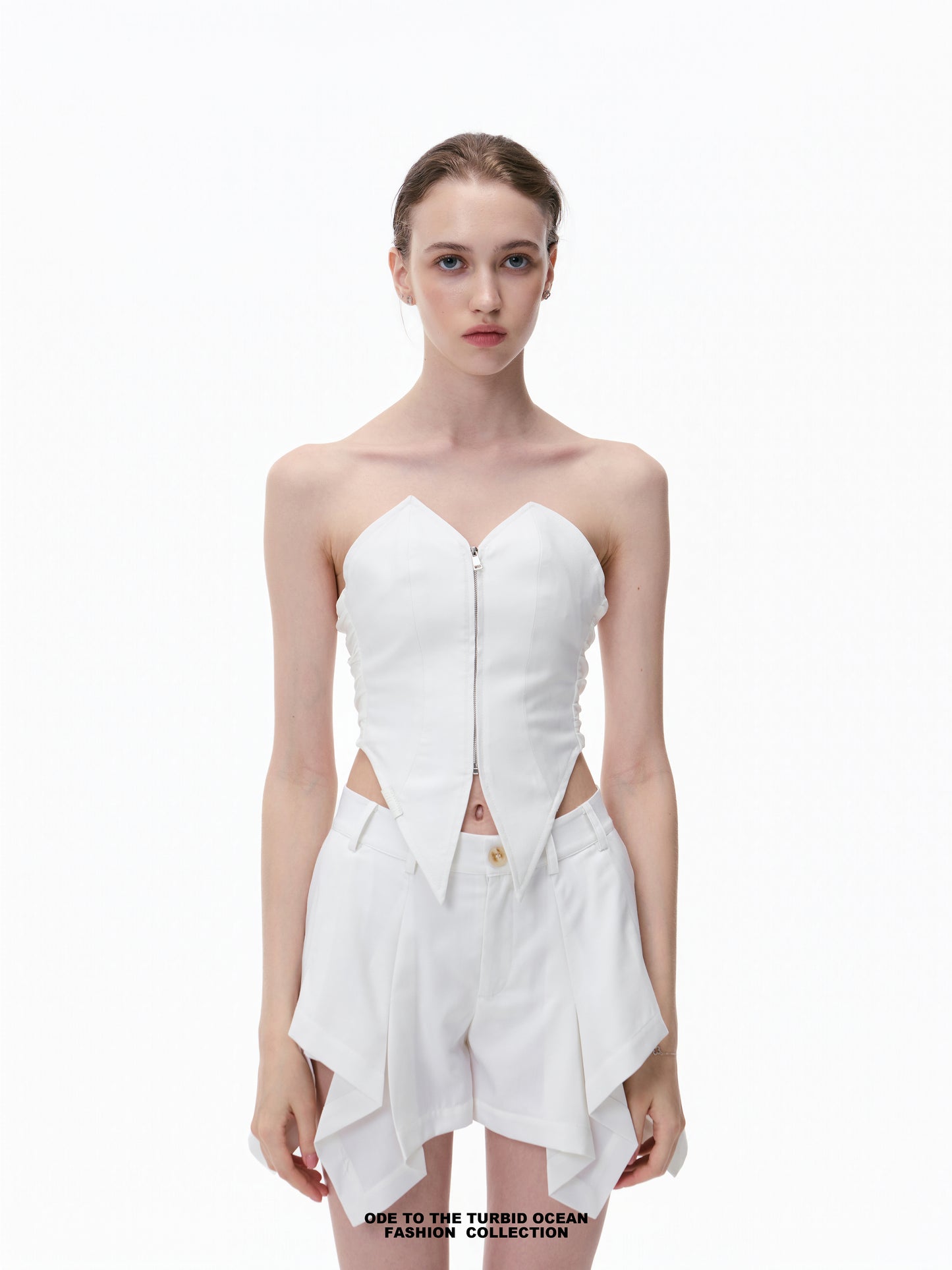 Luxury Irregular Pleated A-Line Skirt