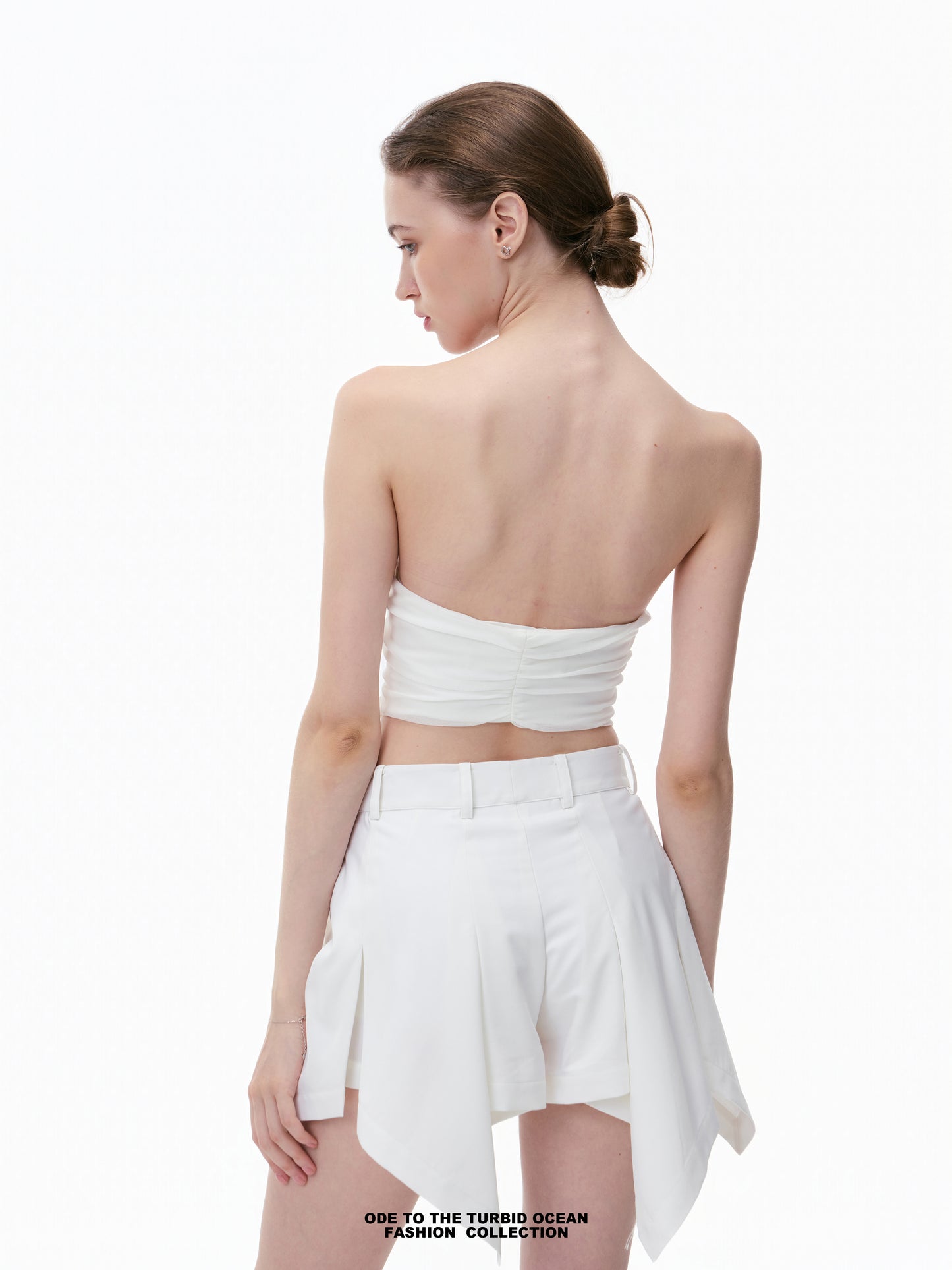 Luxury Strapless Bustier, Waist-Cinching & Slim Fit, Original Design, Elegant Summer Top