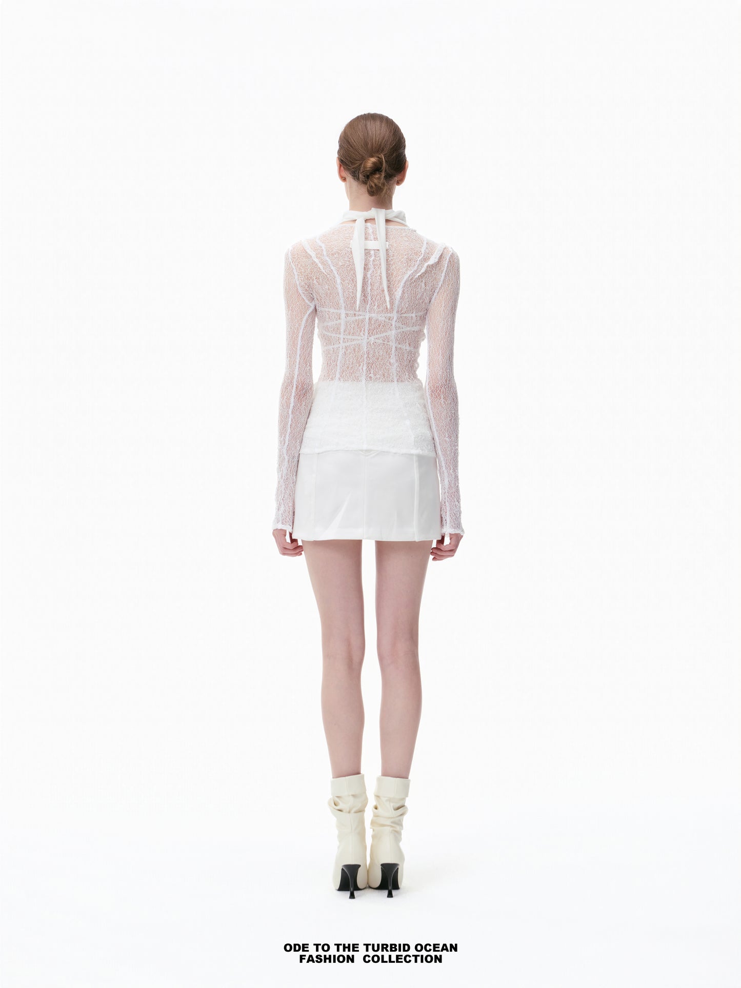 Luxury Nylon Hollow Out Lace Top
