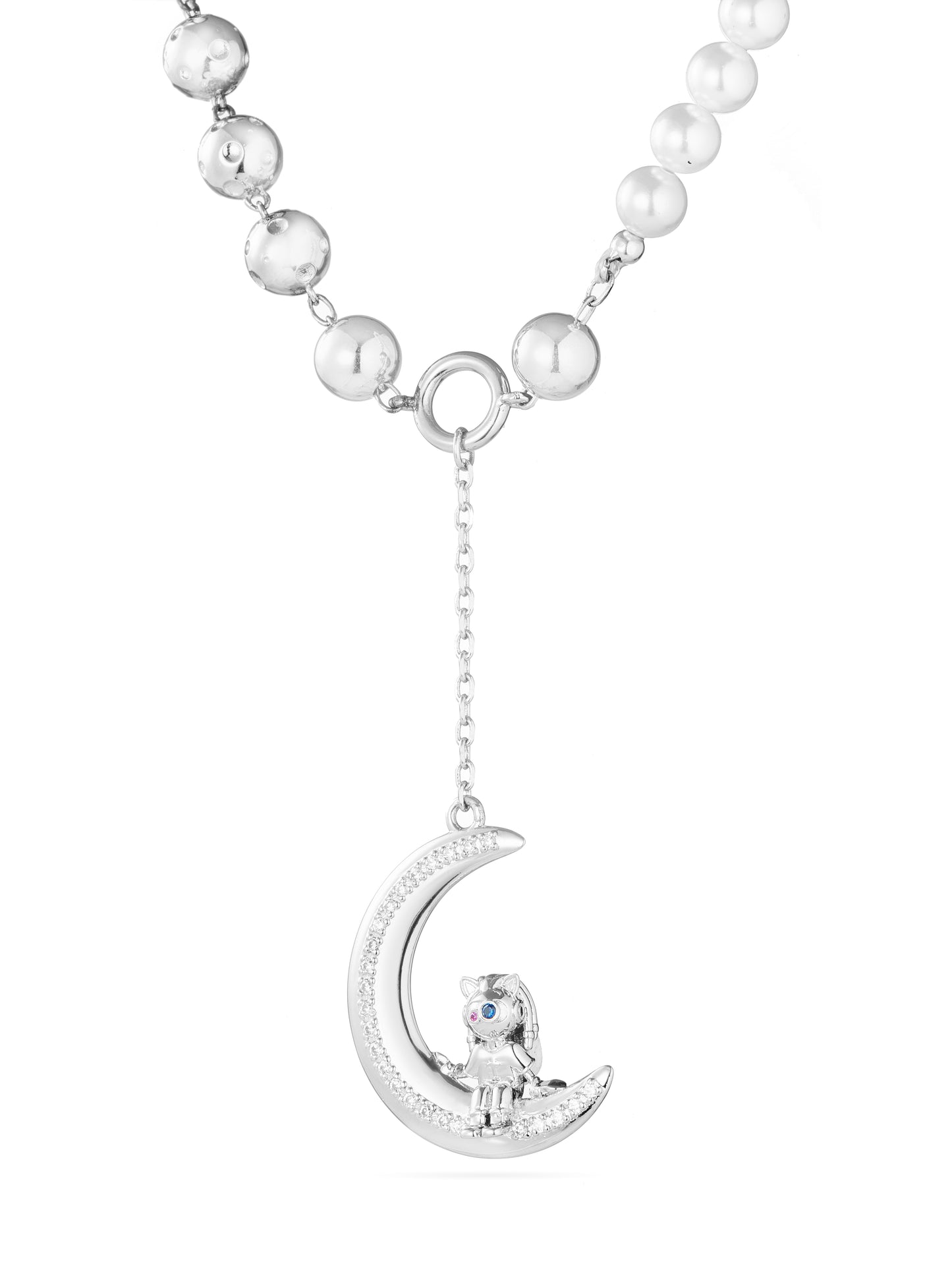 Planet Series - TATA Moon Pearl Necklace