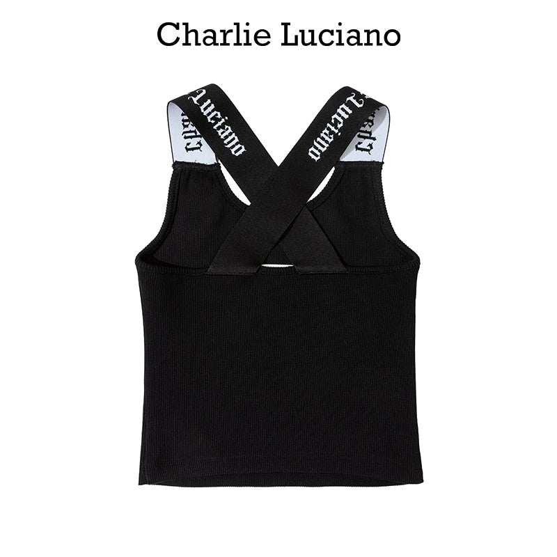 Logo Strap Short Tank Top