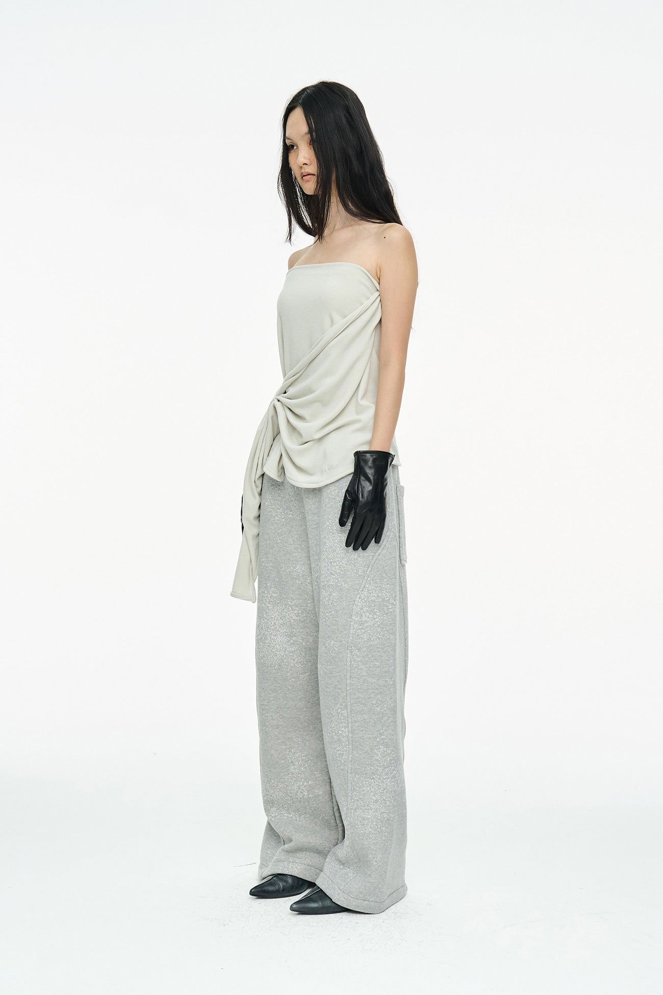 SNOW WIDE PANTS / GRAY