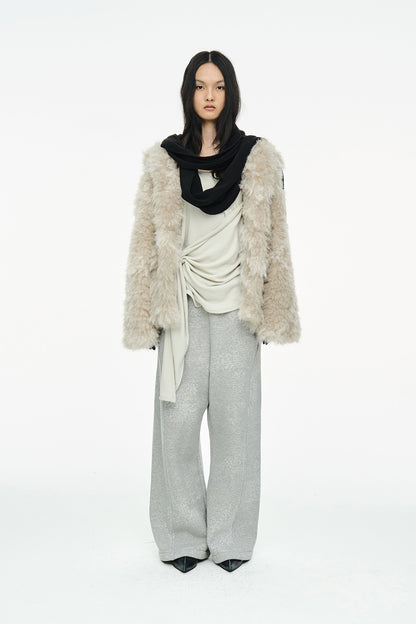 SNOW WIDE PANTS / GRAY