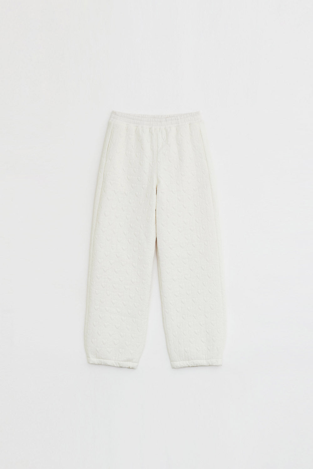 HEART STITCHED PADDING PANTS