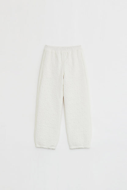 HEART STITCHED PADDING PANTS