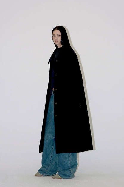 RELAXED BALMACAAN COAT
