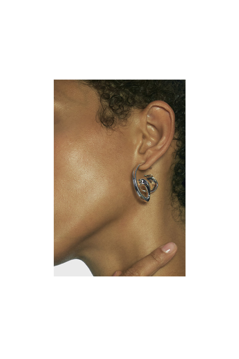 SKIN-Ribbon Butterfly Wing Earrings