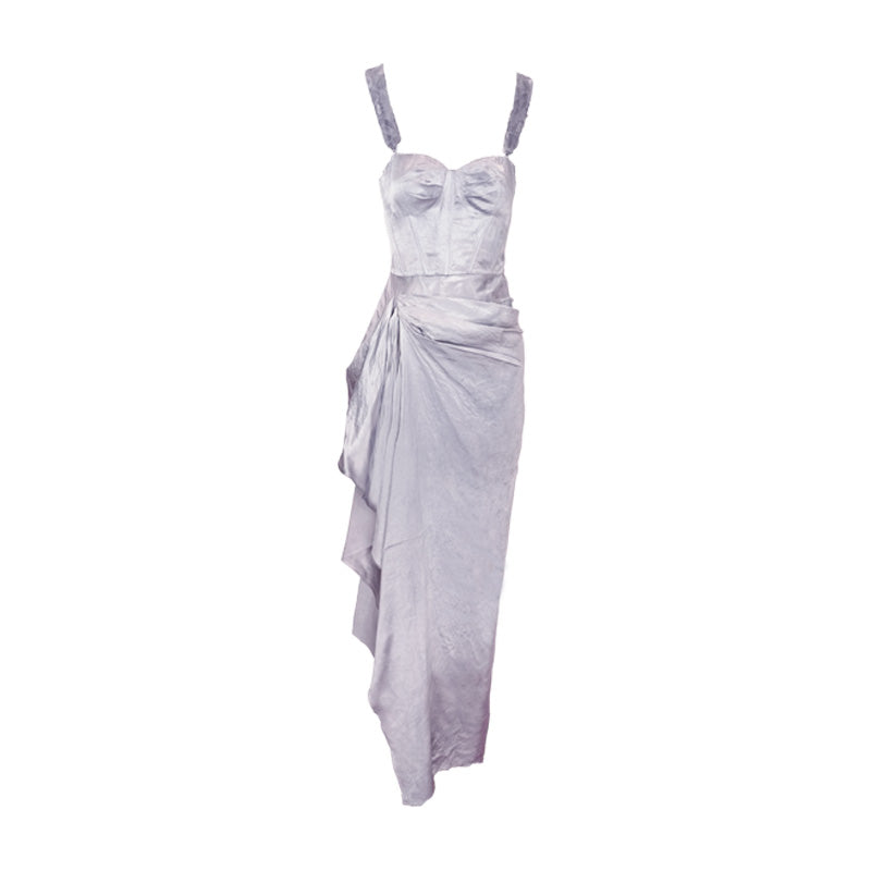 Kate Bustier Magic Word Bodycon Skirt Purple