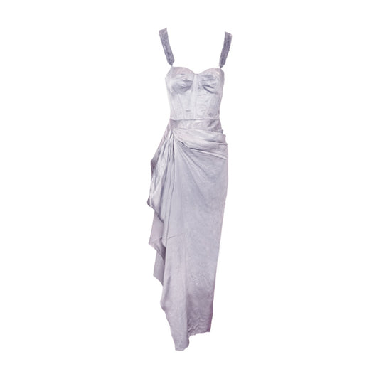 Kate Bustier Magic Word Bodycon Skirt Purple
