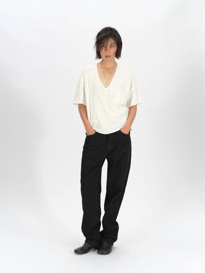 The Essential Deep V-Neck Tee