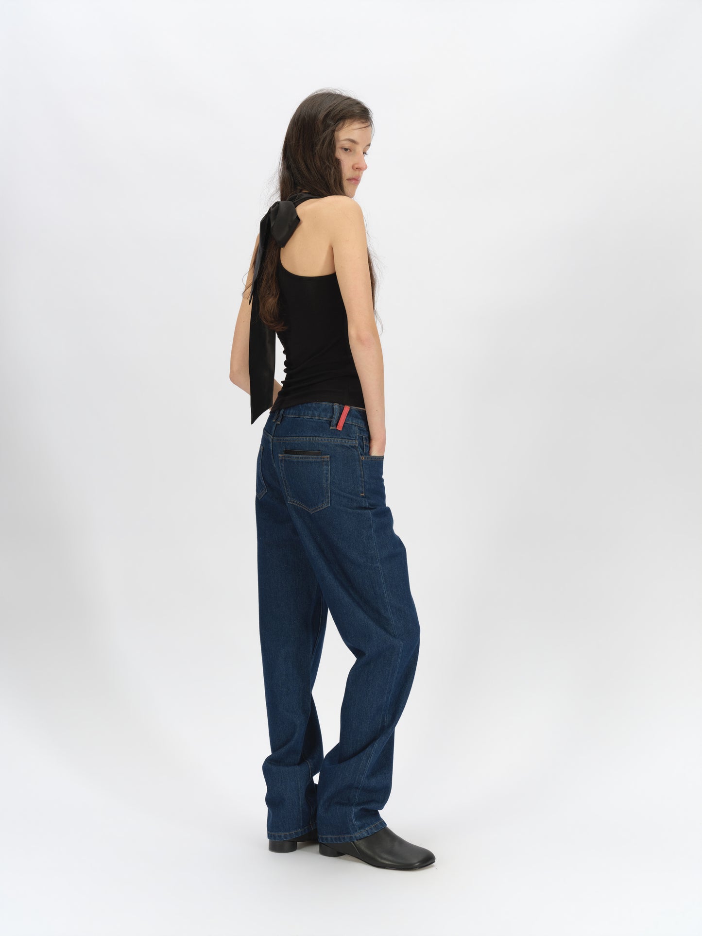 Satin Ribbon-Tie Tank
