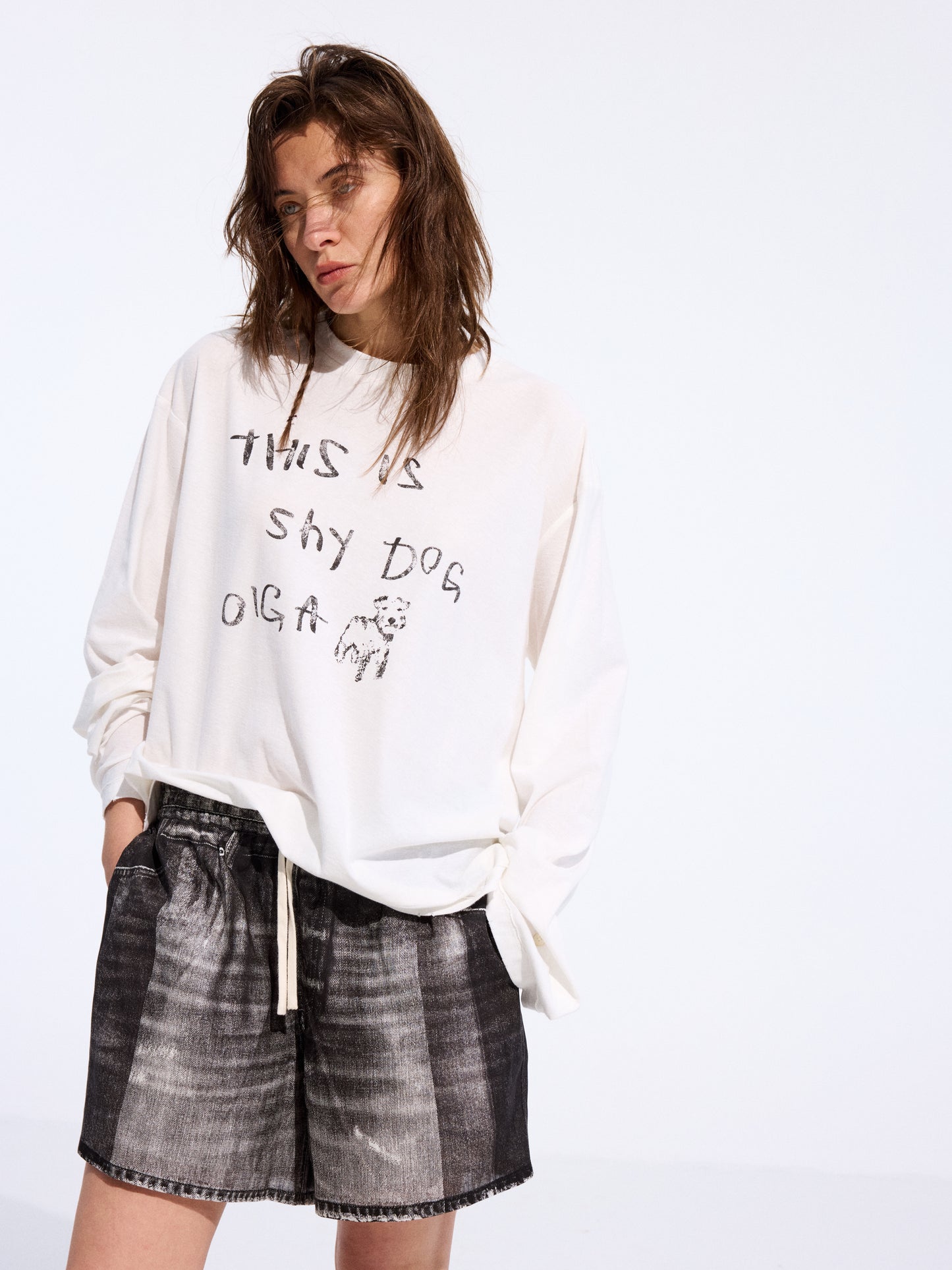 Olga Dog Print Tee