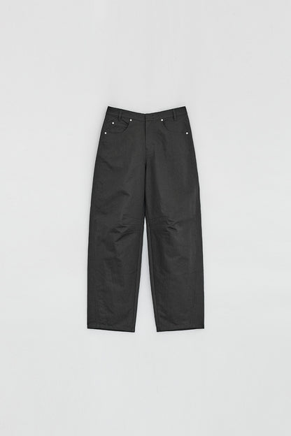 CURVED STURDY TROUSERS GREY