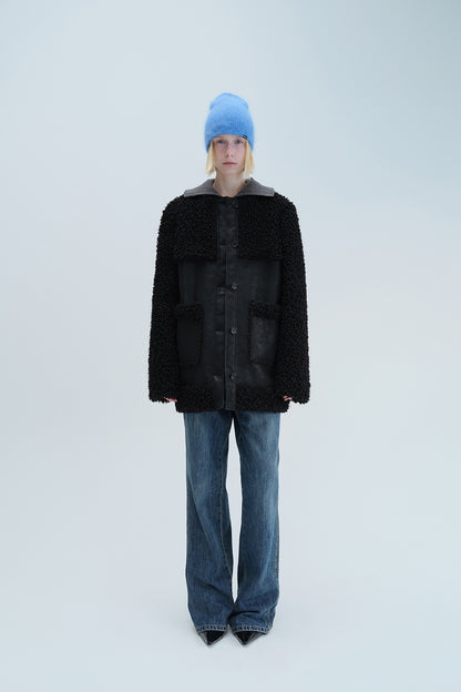 FUR SHEARLING COAT