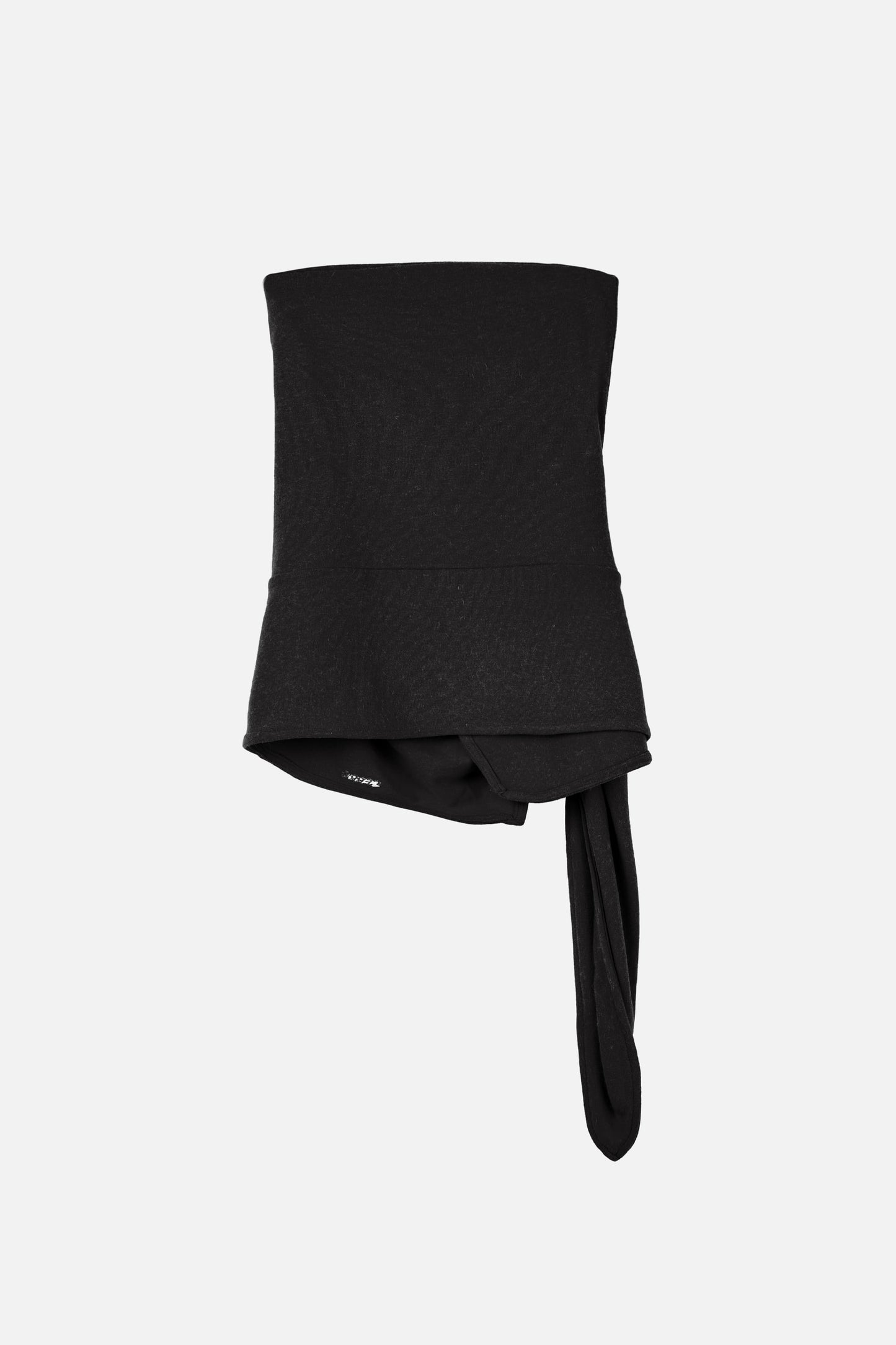 LAYERED FLARE TOP / CHARCOAL