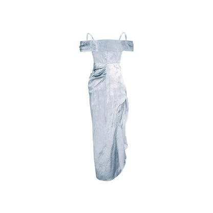 Magic Whisper Off-Shoulder Maxi Dress with Detachable Straps