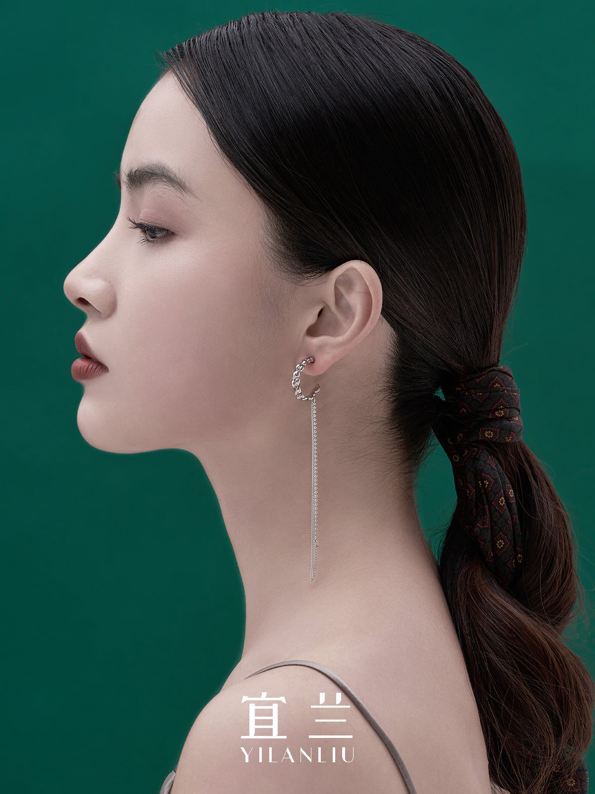 Yilanliu Breath Collection - Half-moon Earrings