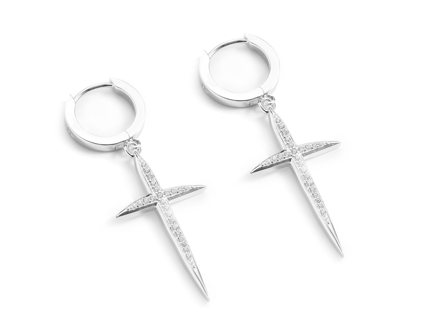 LUZ Series - Light Earrings - Diamond (Silver)